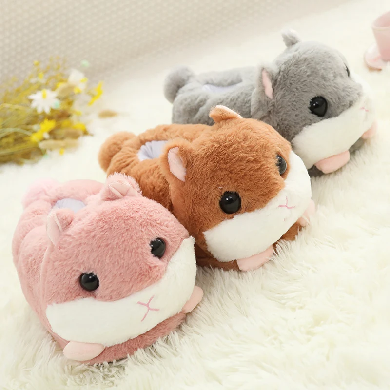 Hamster Animal Pattern Soft Slipper