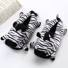 Zebra Animal Non-Slip Indoor Floor Shoe Zebra Animal Non-Slip Indoor Floor Shoe