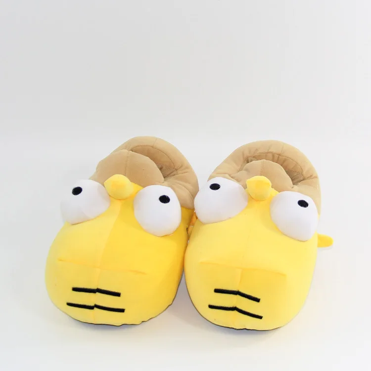 Cartoon Animal Indoor Bedroom Flats Warm Shoe