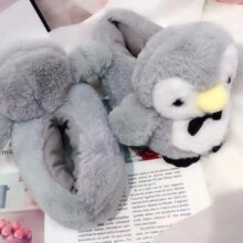 Couples Penguin Indoor Soft Warm Shoe Couples Penguin Indoor Soft Warm Shoe