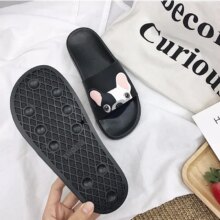 Bulldog Cartoon Flat comfortable Funny Beach Bathroom Floor Slipper Bulldog Cartoon Flat comfortable Funny Beach Bathroom Floor Slipper