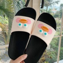 Bulldog Cartoon Flat comfortable Funny Beach Bathroom Floor Slipper Bulldog Cartoon Flat comfortable Funny Beach Bathroom Floor Slipper