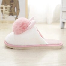Hairball Comfortable Short Plush Indoor Flat Slipper Hairball Comfortable Short Plush Indoor Flat Slipper