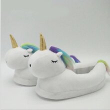 Plush Unicorn Design Slipper Plush Unicorn Design Slipper
