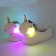 Plush Unicorn Design Slipper Plush Unicorn Design Slipper