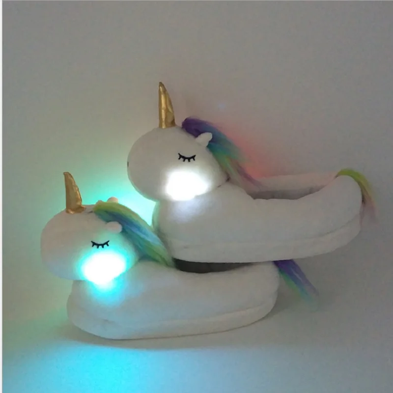 Plush Unicorn Design Slipper