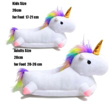 Unicorn Cartoon Plush Indoor Bedroom Shoe Unicorn Cartoon Plush Indoor Bedroom Shoe
