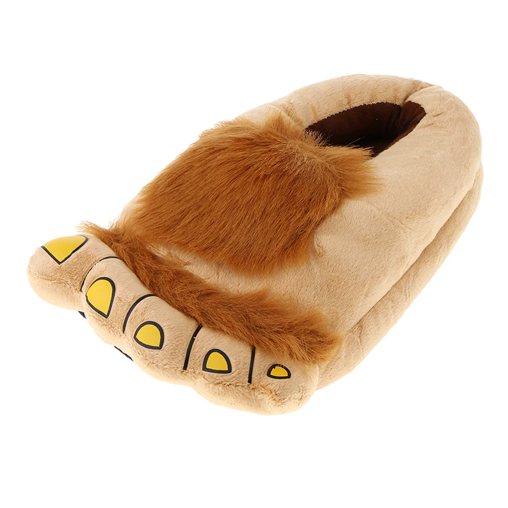 Cartoon Furry Hobbit Warm Slippers