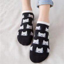 Kawaii Cat Animal Casual Soft Short Sock Kawaii Cat Animal Casual Soft Short Sock