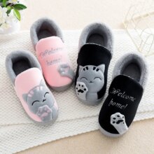 Animal Cat Plush Couple Indoor Slipper Animal Cat Plush Couple Indoor Slipper