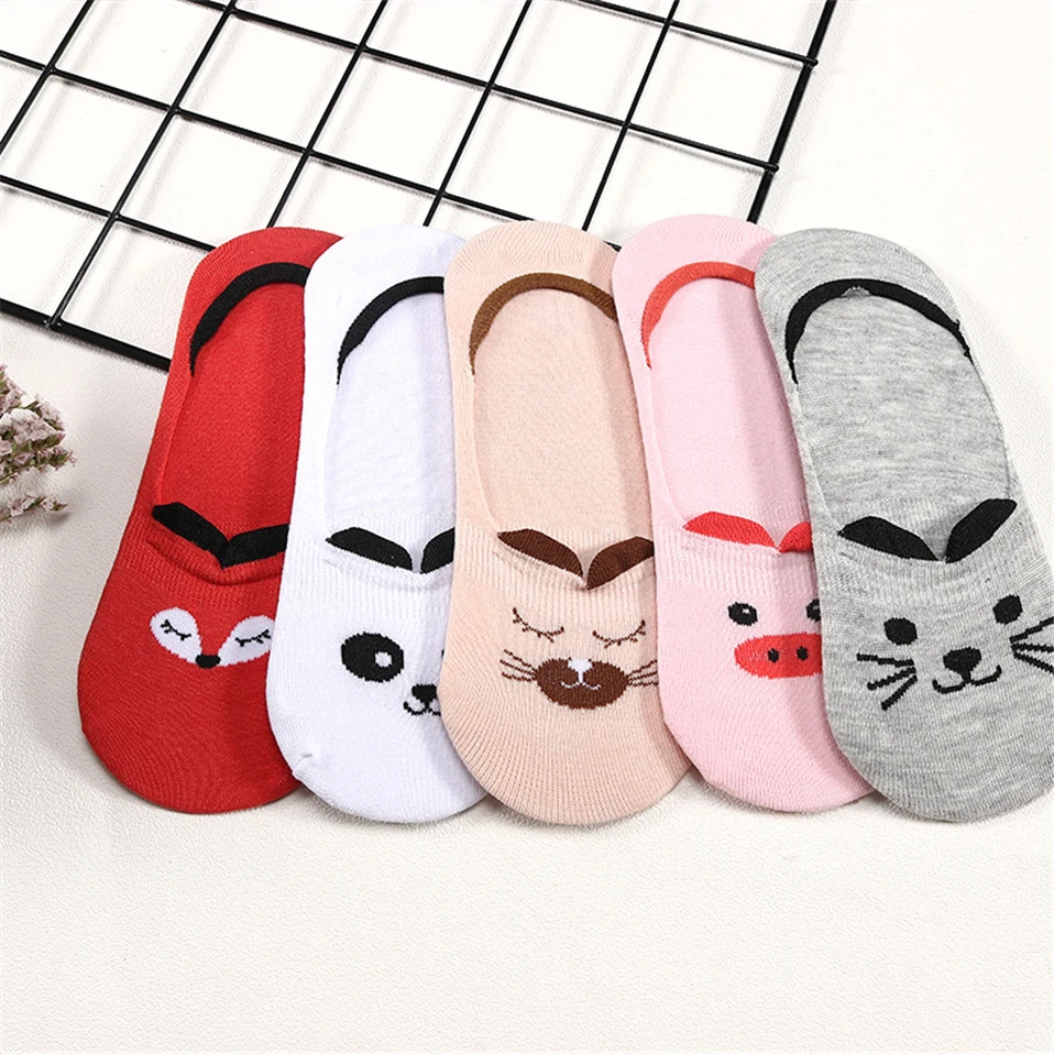 Cartoon Animal Ankle Sokken Socks For Women's Cartoon Animal Ankle Sokken Socks For Women's