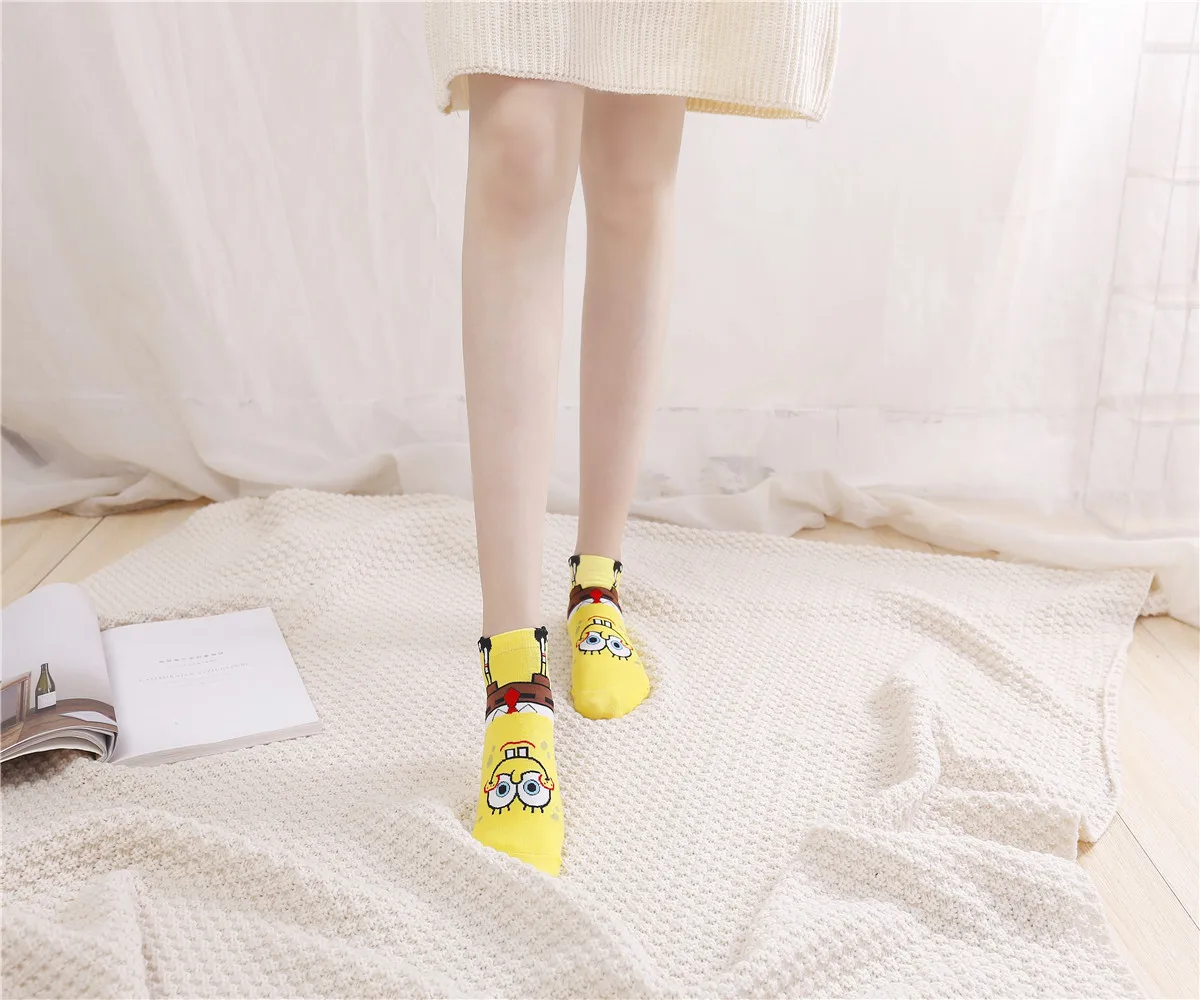 Cute Cartoon Ankle Funny Socks For Women