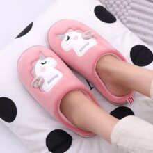 Cute Unicorn Cartoon Animal Indoor Shoes For Men And Women Cute Unicorn Cartoon Animal Indoor Shoes For Men And Women