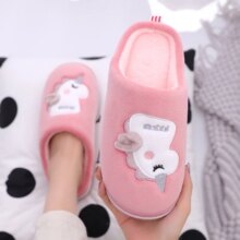 Cute Unicorn Cartoon Animal Indoor Shoes For Men And Women Cute Unicorn Cartoon Animal Indoor Shoes For Men And Women