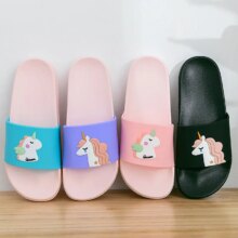 Unicorn Cartoon Flip Flops Non-Slip Soft Home Slippers Unicorn Cartoon Flip Flops Non-Slip Soft Home Slippers