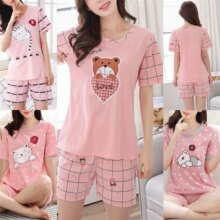 Kawaii Short Sleeve Casual Pajamas Sleepwear Kawaii Short Sleeve Casual Pajamas Sleepwear