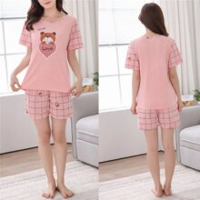 Kawaii Short Sleeve Casual Pajamas Sleepwear Kawaii Short Sleeve Casual Pajamas Sleepwear