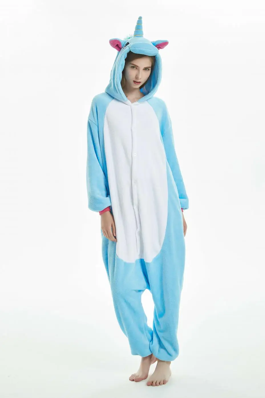 Cartoon Unicorn Kigurumi Onesie Pajamas Sleepwear