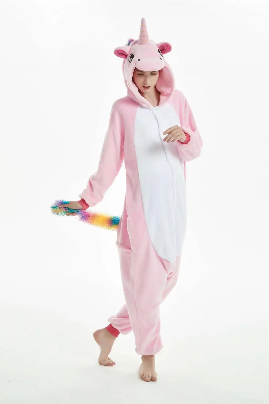Cartoon Unicorn Kigurumi Onesie Pajamas Sleepwear
