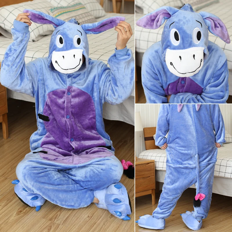 Cartoon Unicorn Kigurumi Onesie Pajamas Sleepwear