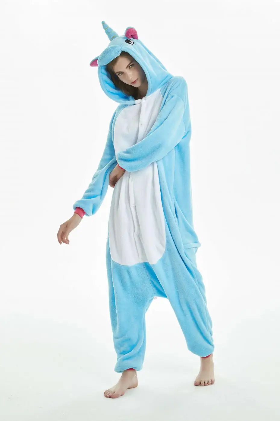 Cartoon Unicorn Kigurumi Onesie Pajamas Sleepwear