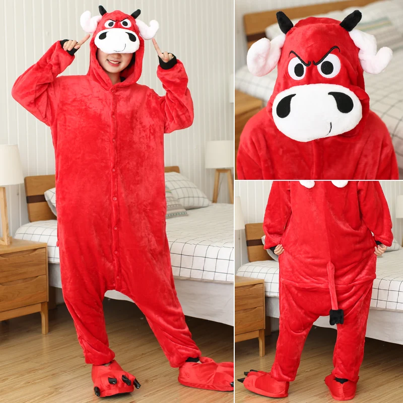 Cartoon Unicorn Kigurumi Onesie Pajamas Sleepwear