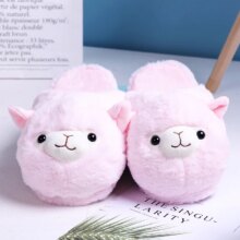 Alpaca Cartoon Flip Flop Soft Indoor Slippers Alpaca Cartoon Flip Flop Soft Indoor Slippers