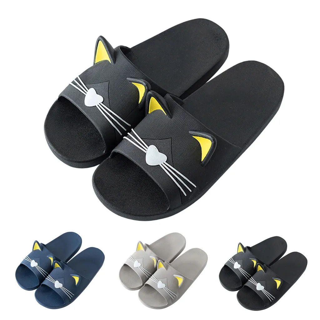 Cartoon Cat Indoors Floor Sandals