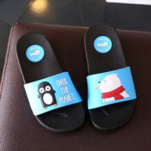 Penguin And Bear Cartoon Indoor Non-Slip Slippers Penguin And Bear Cartoon Indoor Non-Slip Slippers