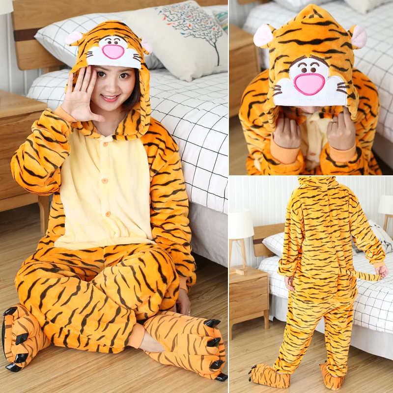 Animal Fox/Tiger/Bat/Donkey Sleepwear Pajamas Sets