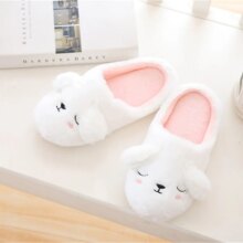 Cartoon White Rabbit Bunny Plush Slippers Cartoon White Rabbit Bunny Plush Slippers