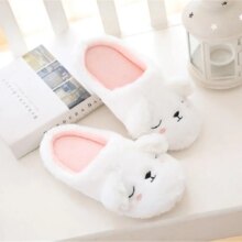 Cartoon White Rabbit Bunny Plush Slippers Cartoon White Rabbit Bunny Plush Slippers