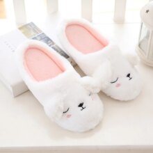 Cartoon White Rabbit Bunny Plush Slippers Cartoon White Rabbit Bunny Plush Slippers