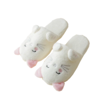 White Cat Cartoon Plush Animal Slippers White Cat Cartoon Plush Animal Slippers