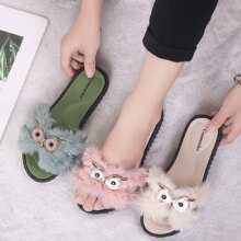 Cartoon Owl Flat Kawaii Slipper Cartoon Owl Flat Kawaii Slipper