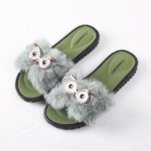 Cartoon Owl Flat Kawaii Slipper Cartoon Owl Flat Kawaii Slipper