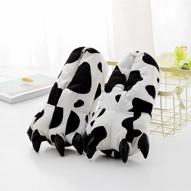 Animal Monster Paw Cute Plush Slippers