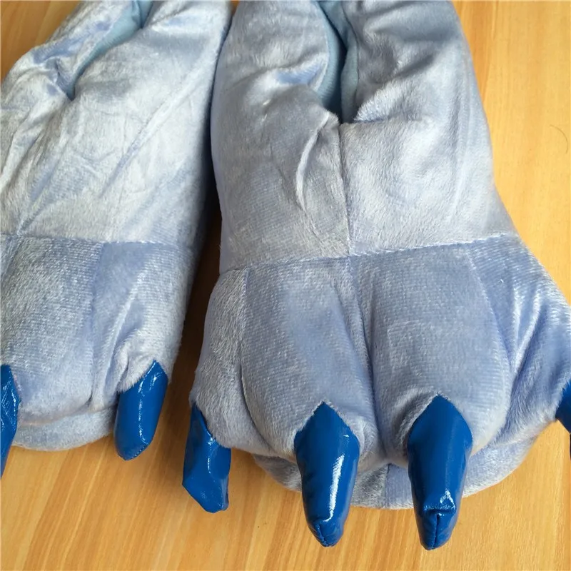 Animal Monster Paw Cute Plush Slippers