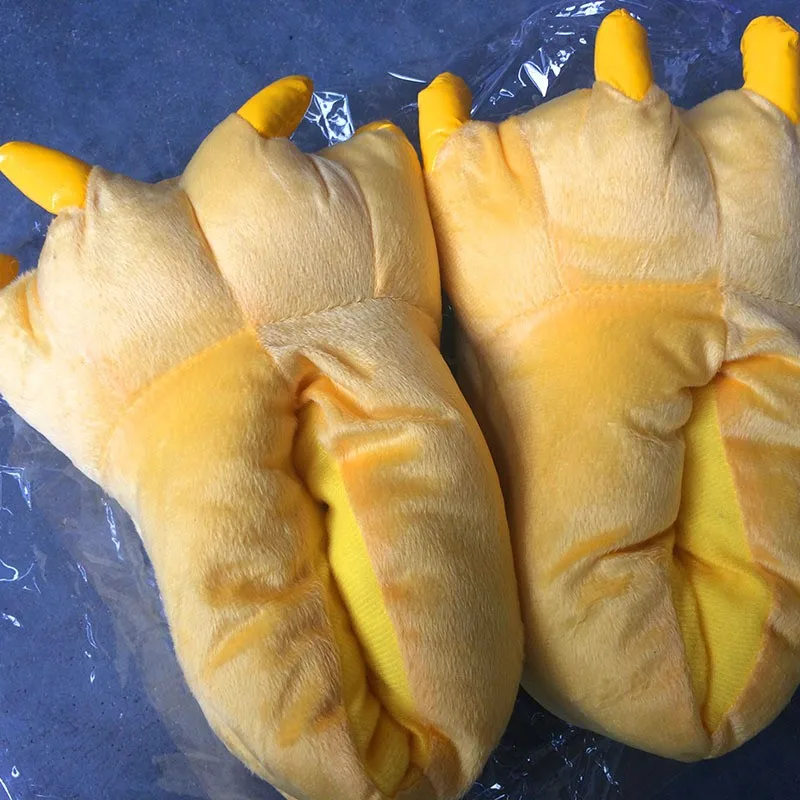 Animal Monster Paw Cute Plush Slippers