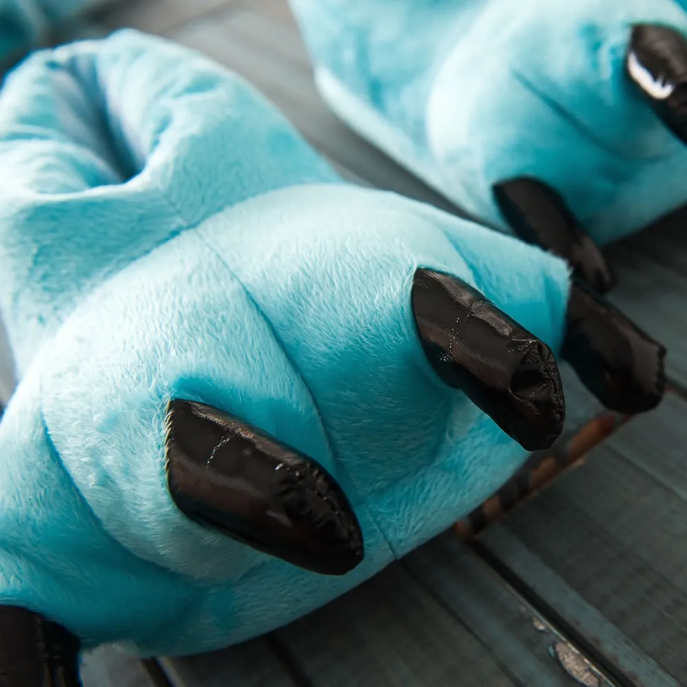Animal Monster Paw Cute Plush Slippers
