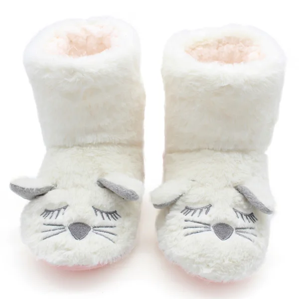 Animal Cat Prints Warm Plush Slippers Animal Cat Prints Warm Plush Slippers
