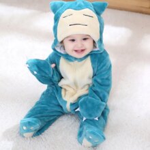 Snorlax Baby Romper Soft Warm Kigurumi Onesie Pajama Costume Snorlax Baby Romper Soft Warm Kigurumi Onesie Pajama Costume