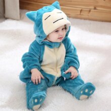 Snorlax Baby Romper Soft Warm Kigurumi Onesie Pajama Costume Snorlax Baby Romper Soft Warm Kigurumi Onesie Pajama Costume