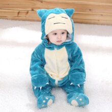Snorlax Baby Romper Soft Warm Kigurumi Onesie Pajama Costume Snorlax Baby Romper Soft Warm Kigurumi Onesie Pajama Costume