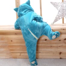 Snorlax Baby Romper Soft Warm Kigurumi Onesie Pajama Costume Snorlax Baby Romper Soft Warm Kigurumi Onesie Pajama Costume