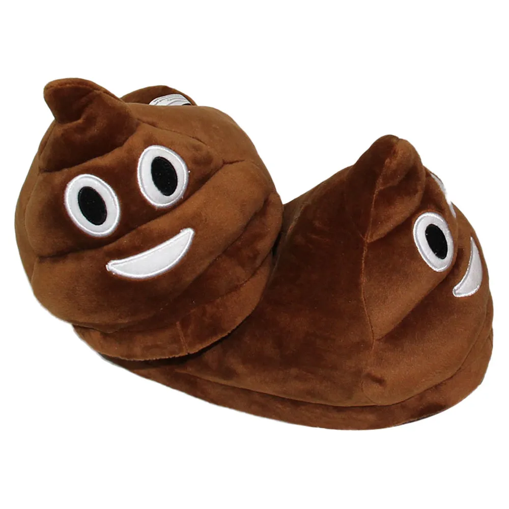 Brown Fashion Plush Indoor Slippers
