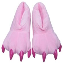 Monster Cartoon Soft Plush Warm Animal Paw Slippers Monster Cartoon Soft Plush Warm Animal Paw Slippers