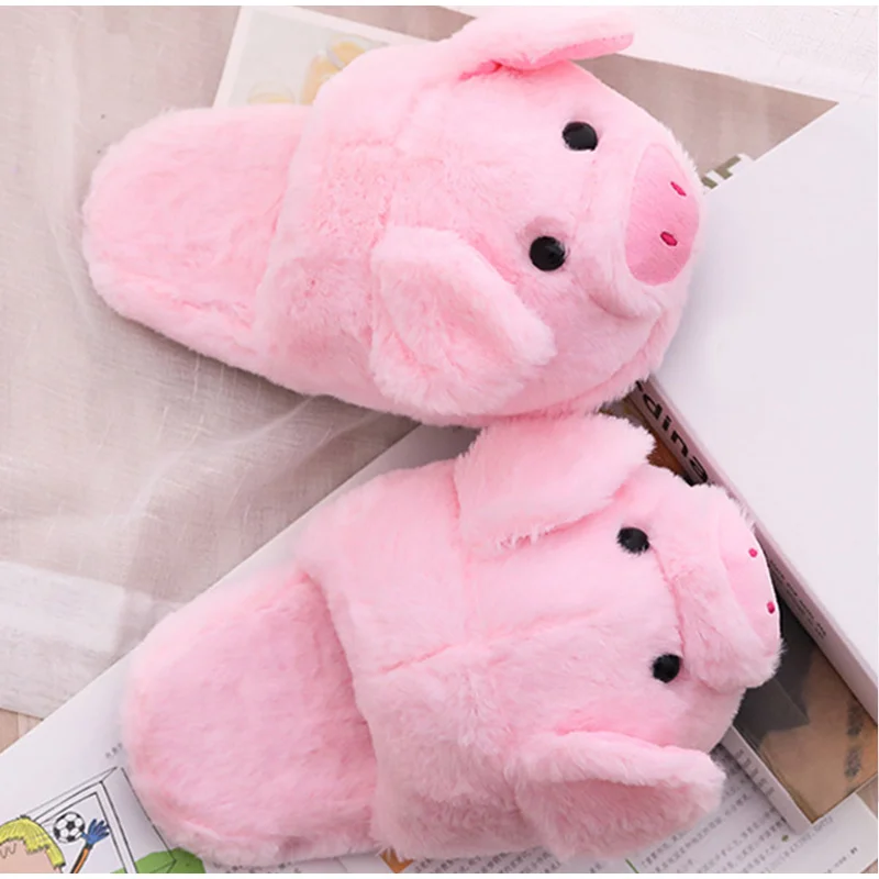 Pink Pig Soft Warm Indoor Slippers