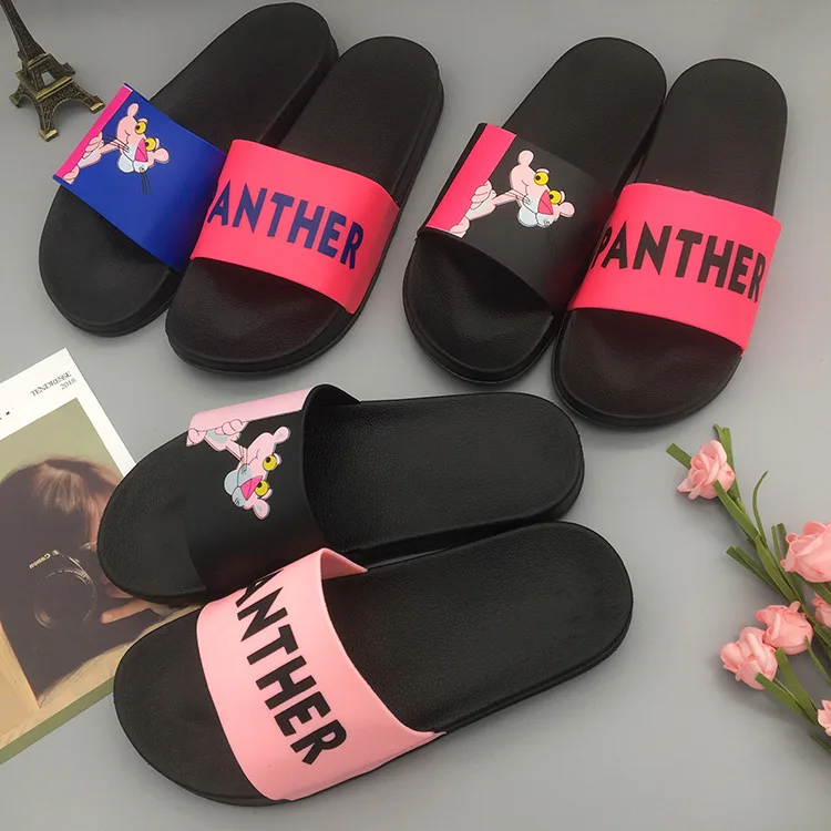 Cartoon Pink Panther Bedroom Flip Flops Slippers Cartoon Pink Panther Bedroom Flip Flops Slippers