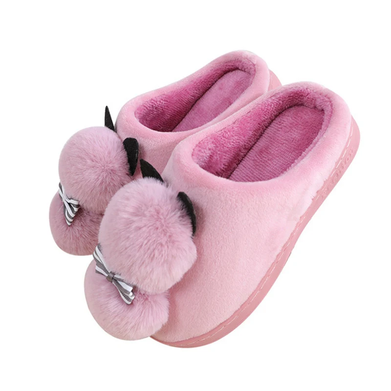 Cartoon Cat Soft Warm Plush Slippers